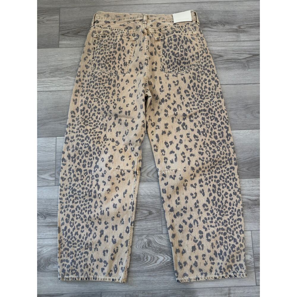 Citizens of Humanity Miro Natural Cheetah Barrel Leg Casual Cotton Jeans NWOT 29 - Picture 4 of 11